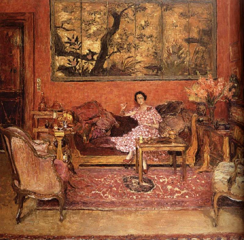 Edouard Vuillard Heng oakes curled madam oil painting picture
